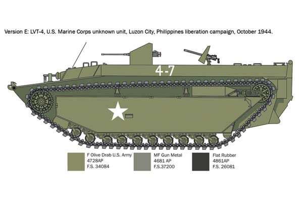 LVT-4 Water Buffalo (Italeri 6752) 1/35