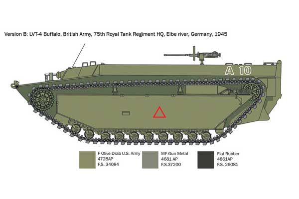 LVT-4 Water Buffalo (Italeri 6752) 1/35