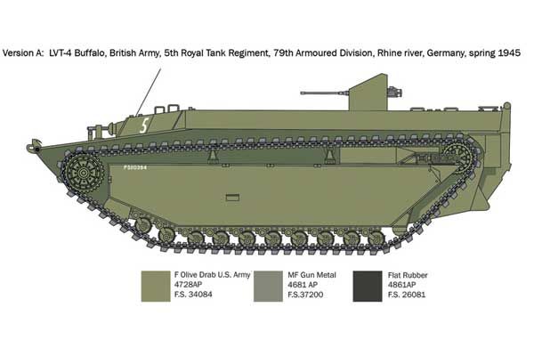 LVT-4 Water Buffalo (Italeri 6752) 1/35