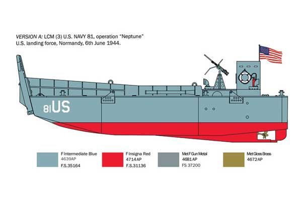 LCM 3 (Italeri 6755) 1/35