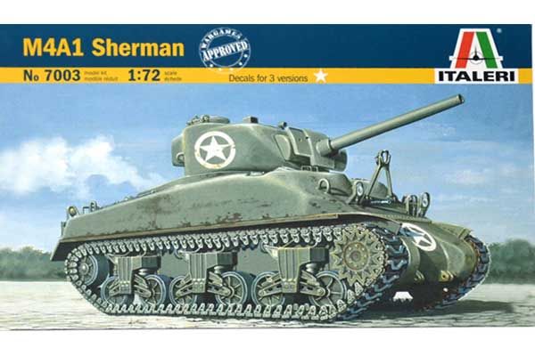 M4A1 Sherman (Italeri 7003) 1/72 M4A1 Sherman (Italeri 7003) 1/72