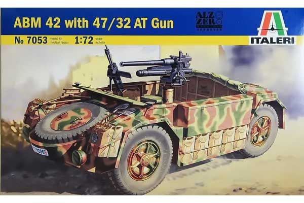 ABM 42 c противотанковым орудием 47/32 (ITALERI 7053) 1/72 ABM 42 c противотанковым орудием 47/32 (ITALERI 7053) 1/72