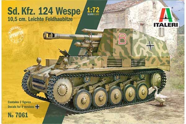 Sd.Kfz.124 Wespe (Italeri 7061) 1/72 Sd.Kfz.124 Wespe (Italeri 7061) 1/72
