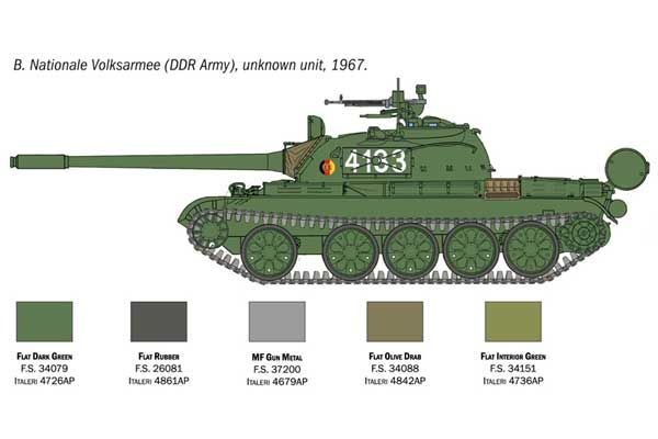 T-55 A (Italeri 7081) 1/72 T-55 A (Italeri 7081) 1/72