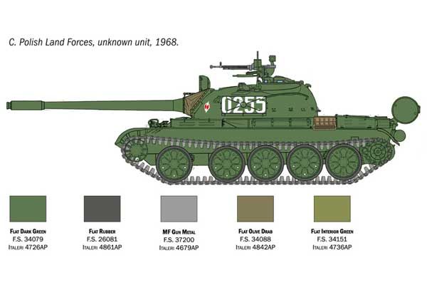 T-55 A (Italeri 7081) 1/72 T-55 A (Italeri 7081) 1/72