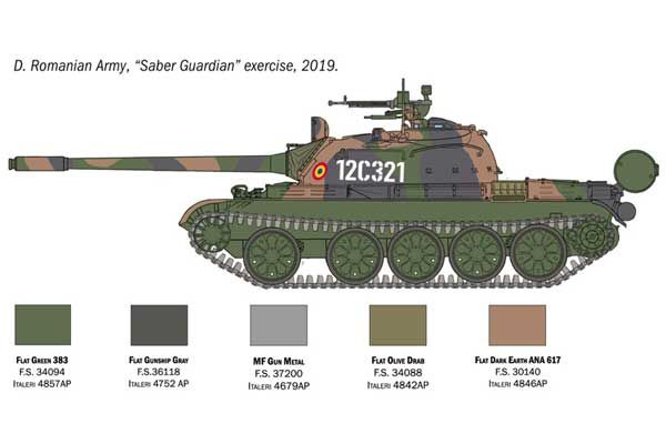 T-55 A (Italeri 7081) 1/72 T-55 A (Italeri 7081) 1/72