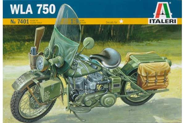 Мотоцикл армії США WLA 750 (Italeri 7401) 1/9 Мотоцикл армії США WLA 750 (Italeri 7401) 1/9