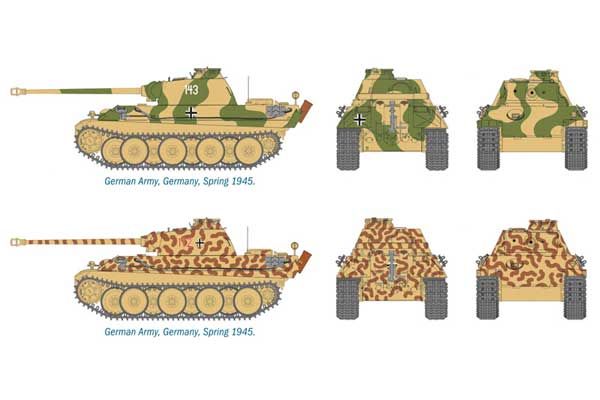 Pz. Kpfw. V Panther Ausf.G (Italeri 7504) 1/72