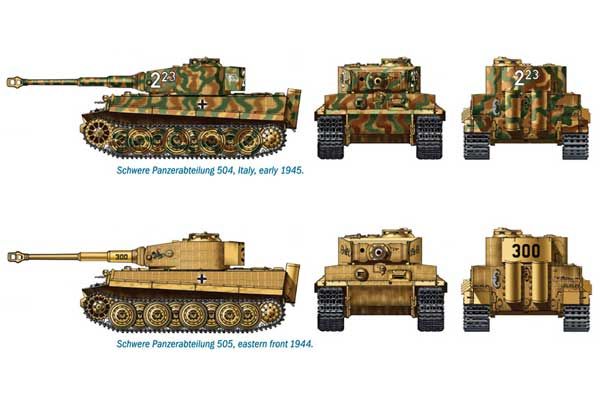 Pz. Kpfw. VI TIGER I Ausf. E (Italeri 7505) 1/72