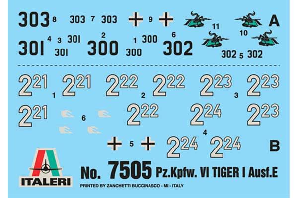Pz. Kpfw. VI TIGER I Ausf. E (Italeri 7505) 1/72