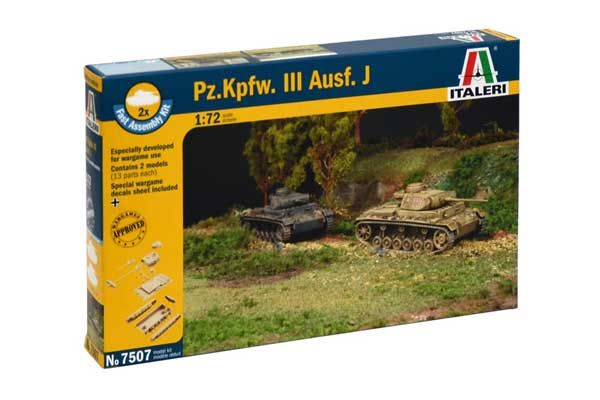 Pz. Kpfw. III Ausf. J  (Italeri 7507) 1/72
