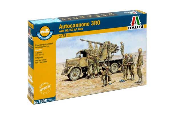 Autocannone 3RO із зенітною гарматою 90/53 (Italeri 7508) 1/72