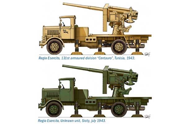 Autocannone 3RO із зенітною гарматою 90/53 (Italeri 7508) 1/72