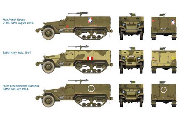 M3 Полугусеничный бронетранстпортер (Italeri 7509) 1/72