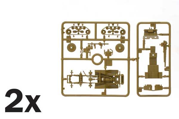 Самоходка M3 с 75-мм пушкой (Italeri 7510) 1/72