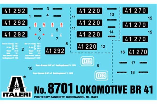 Lokomotive BR41 (Italeri 8701) 1/87