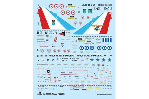 Mirage 2000 B/D (Italeri 90023) 1/72