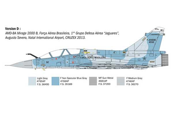 Mirage 2000 B/D (Italeri 90023) 1/72