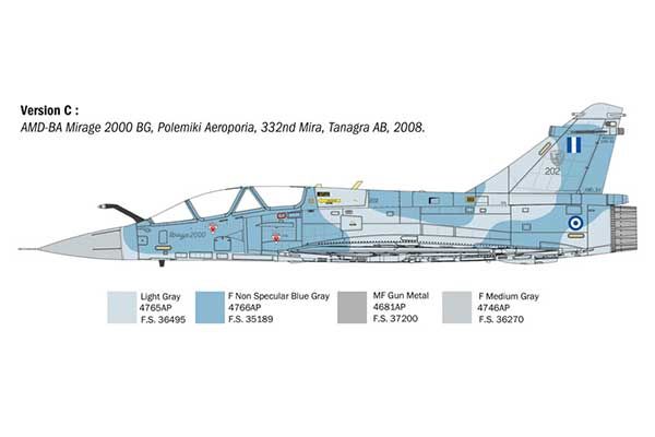 Mirage 2000 B/D (Italeri 90023) 1/72