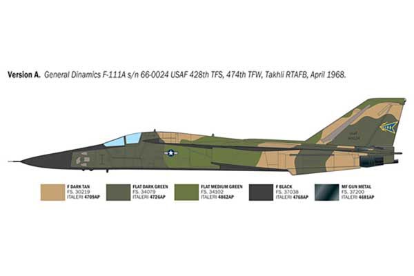 F-111A Aardvark (Italeri 91232) 1/72