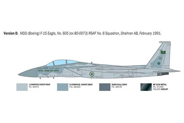 F-15C Eagle (Italeri 92763) 1/48