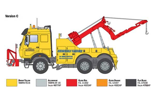 Mercedes-Benz Wrecker Truck (Italeri 93808) 1/24