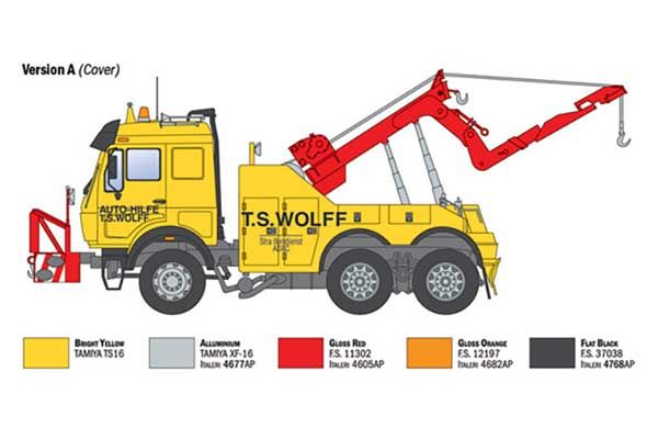 Mercedes-Benz Wrecker Truck (Italeri 93808) 1/24