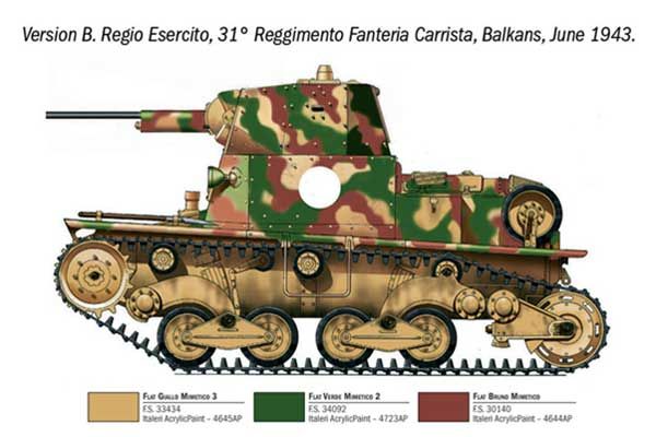 Carro Armato L6 / 40 (Italeri 96553) 1/35