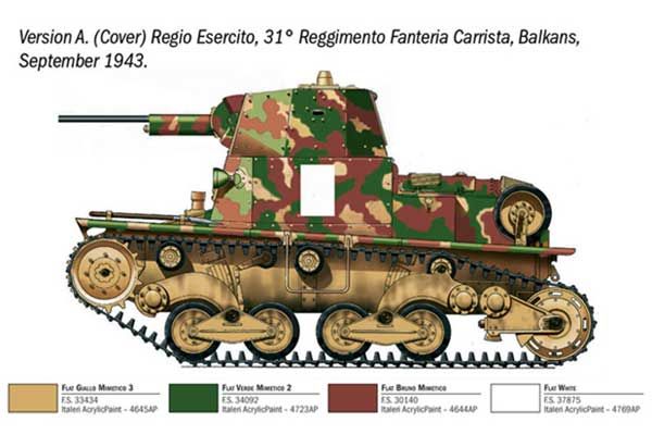 Carro Armato L6 / 40 (Italeri 96553) 1/35