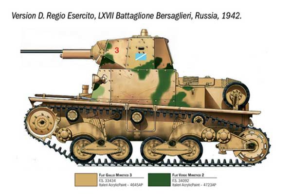 Carro Armato L6 / 40 (Italeri 96553) 1/35