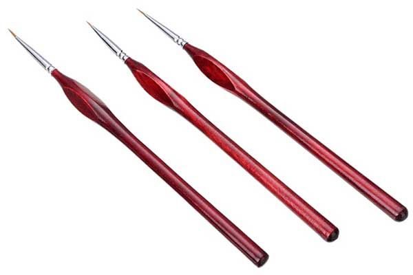 Пензлі для мініатюр 3шт. 0 / 00 / 000 Пензлі для мініатюр 3шт. 0 / 00 / 000