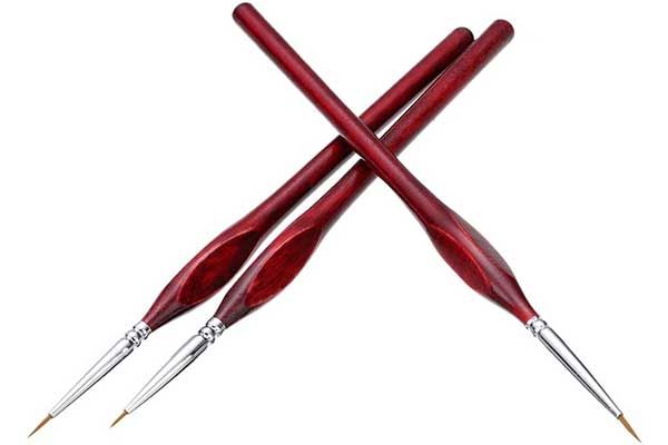 Пензлі для мініатюр 3шт. 0 / 00 / 000 Пензлі для мініатюр 3шт. 0 / 00 / 000