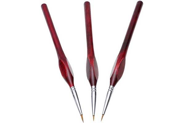 Пензлі для мініатюр 3шт. 0 / 00 / 000 Пензлі для мініатюр 3шт. 0 / 00 / 000