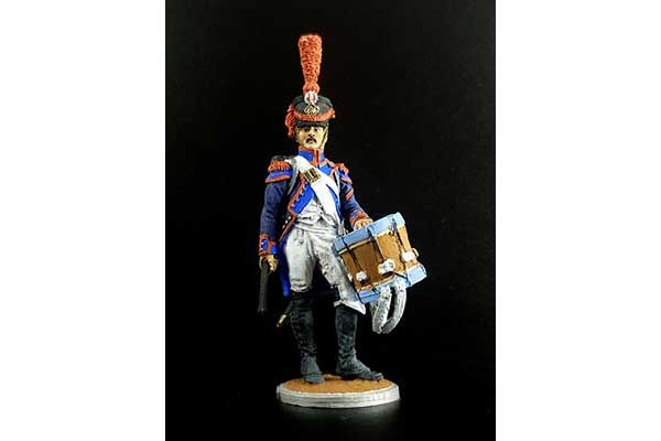 Барабанщик гренадерської роти 57-го лінійного полку. Франція, 1809-12 рр. Барабанщик гренадерської роти 57-го лінійного полку. Франція, 1809-12 рр.