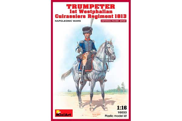 Трубач 1-го Вестфальського Кирасирського Полку 1813 р (MiniArt 16033) 1/16 Трубач 1-го Вестфальського Кирасирського Полку 1813 р (MiniArt 16033) 1/16