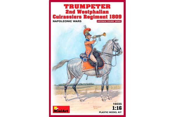Трубач 2-го Вестфальського Кирасирського Полку 1809 р (MiniArt 16035) 1/16 Трубач 2-го Вестфальського Кирасирського Полку 1809 р (MiniArt 16035) 1/16