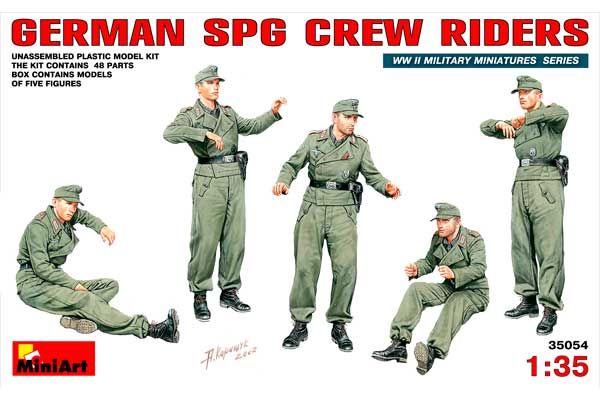 НІМЕЦЬКИЙ ЕКІПАЖ САУ (MiniArt 35054) 1/35 НІМЕЦЬКИЙ ЕКІПАЖ САУ (MiniArt 35054) 1/35