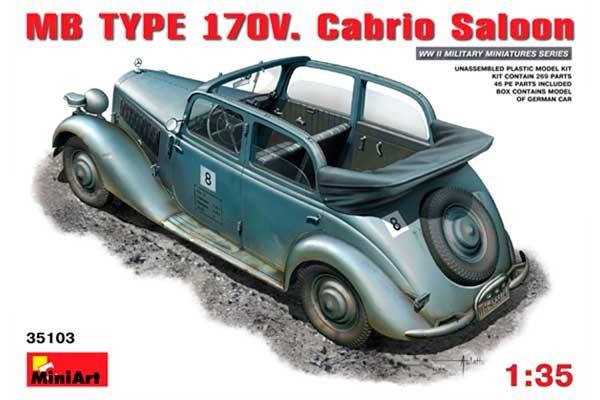 MB TYPE 170V Cabrio Saloon (MA 35103) 1/35