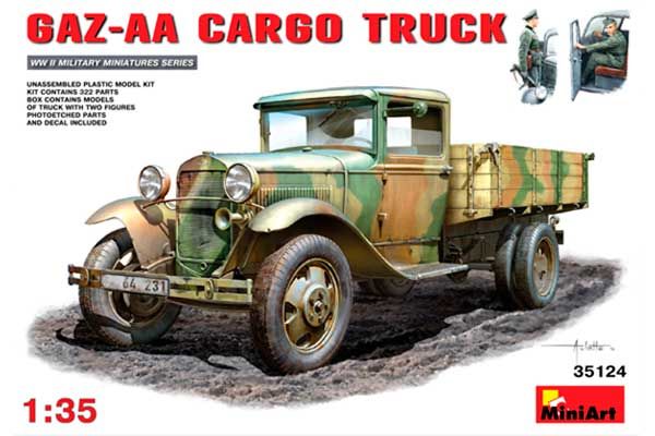 Вантажний автомобіль ГАЗ-АА “Полуторка” (MiniArt 35124) 1/35 Вантажний автомобіль ГАЗ-АА “Полуторка” (MiniArt 35124) 1/35