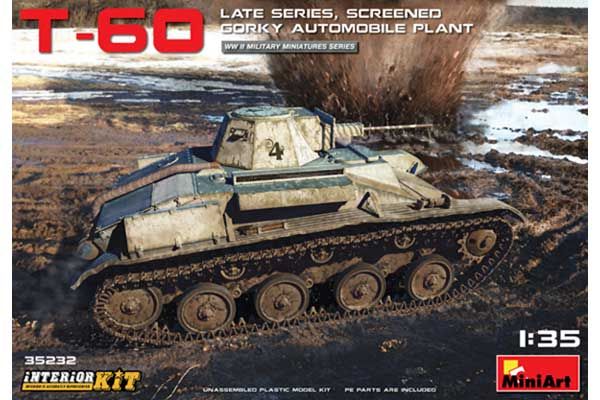 T-60 Поздних Выпусков, Экранированный (Горьковский Автомобильный Завод) (MiniArt 35232) 1/35