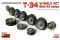 Набір катків для танку Т-34. 1943-44 р. випусків (MiniArt 35242) 1/35