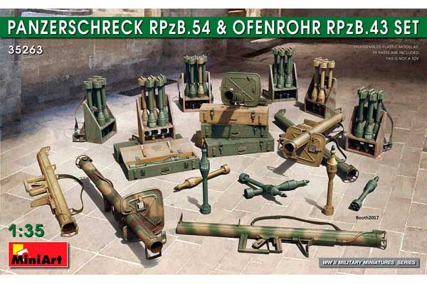 Набір Німецьких Протитанкових Гранатометів (MiniArt 35263) 1/35 Набір Німецьких Протитанкових Гранатометів (MiniArt 35263) 1/35