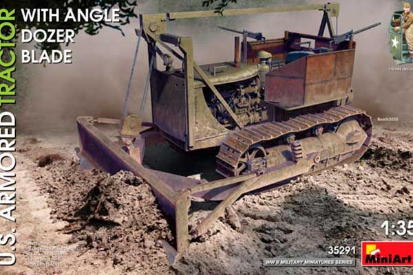 Американский Бронированный Трактор с Бульдозерным Отвалом (MiniArt .35291) 1/35