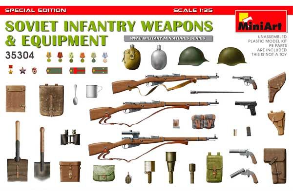 Радянська піхотна зброя і спорядження (MiniArt 35304) 1/35 Радянська піхотна зброя і спорядження (MiniArt 35304) 1/35