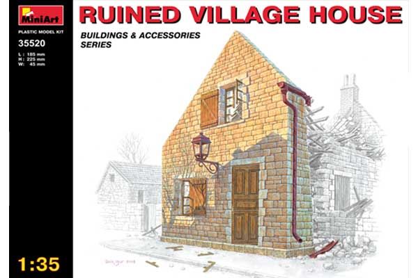 Зруйнований сільський будинок (MiniArt 35520) 1/35 Зруйнований сільський будинок (MiniArt 35520) 1/35