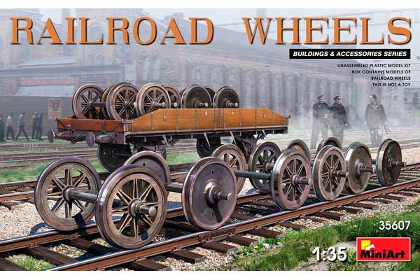 Железнодорожные колеса (MiniArt 35607) 1/35 Железнодорожные колеса (MiniArt 35607) 1/35