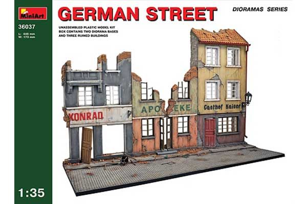 Німецька вулиця (MiniArt 36037) 1/35 Німецька вулиця (MiniArt 36037) 1/35