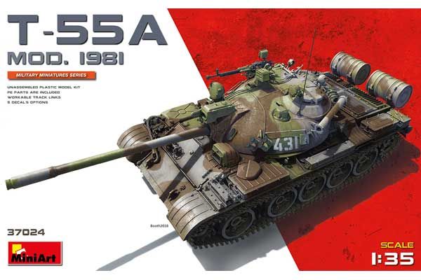 T-55A Мод. 1981 (MiniArt 37024) 1/35 T-55A Мод. 1981 (MiniArt 37024) 1/35