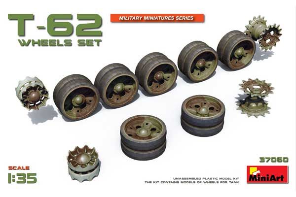 Набір Катків для Танків T-62 (MiniArt 37060) 1/35 Набір Катків для Танків T-62 (MiniArt 37060) 1/35