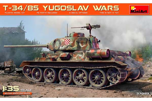 Т-34/85 югославської війни (MiniArt 37093) 1/35 Т-34/85 югославської війни (MiniArt 37093) 1/35
